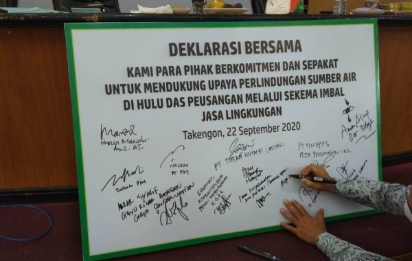 PT PIM Konsisten Memenuhi Imbal Jasa Lingkungan Pemanfaatan Air DAS Peusangan